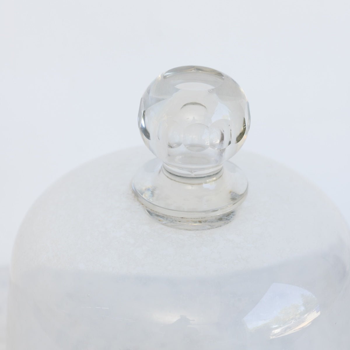 Vintage Pedestal with Glass Dome - elsie green - the french kitchen