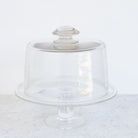 Vintage Pedestal with Glass Dome - elsie green - the french kitchen