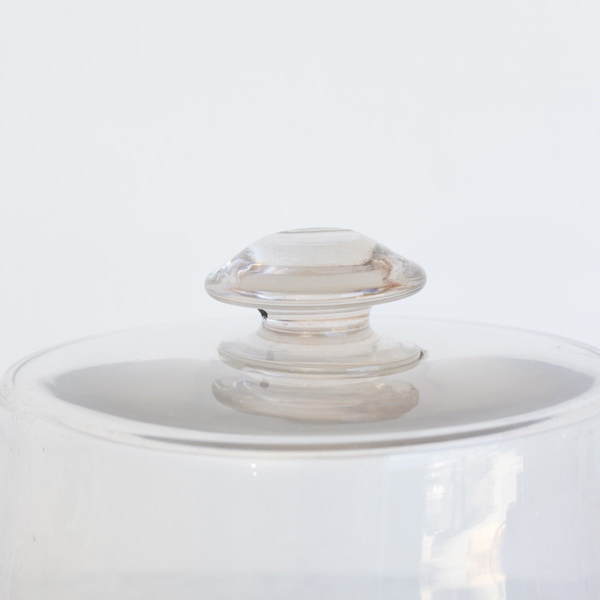 Vintage Pedestal with Glass Dome - elsie green - the french kitchen