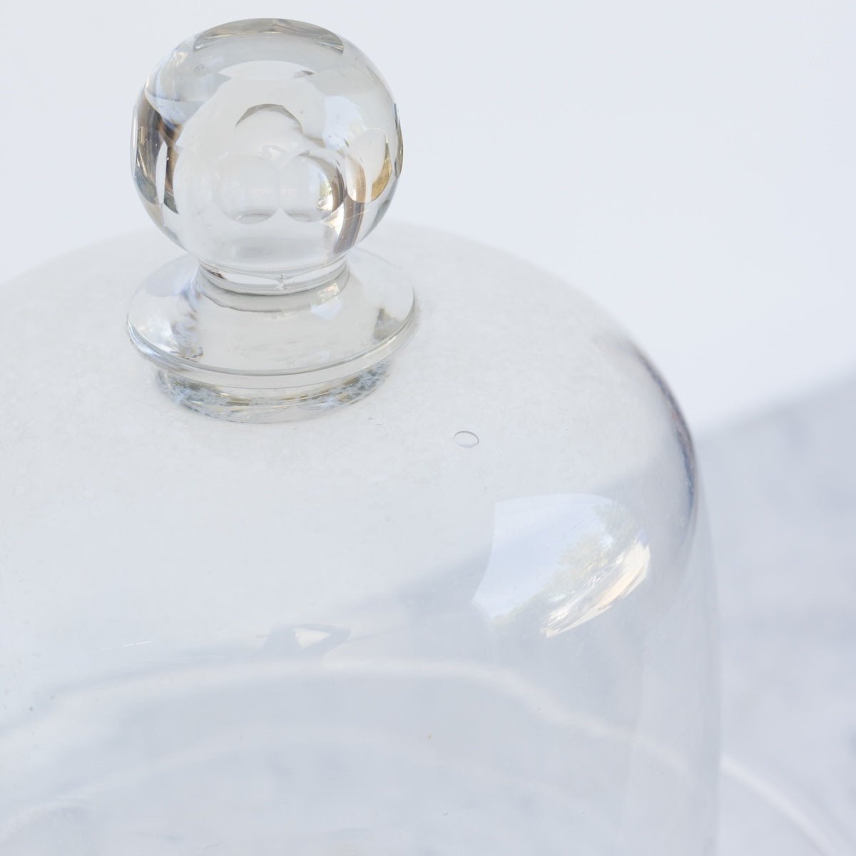 Vintage Pedestal with Glass Dome - elsie green - the french kitchen