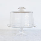 Vintage Pedestal with Glass Dome - elsie green - the french kitchen