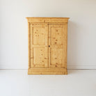 Vintage Pine Armoire - elsie green - Furniture + 100yo .