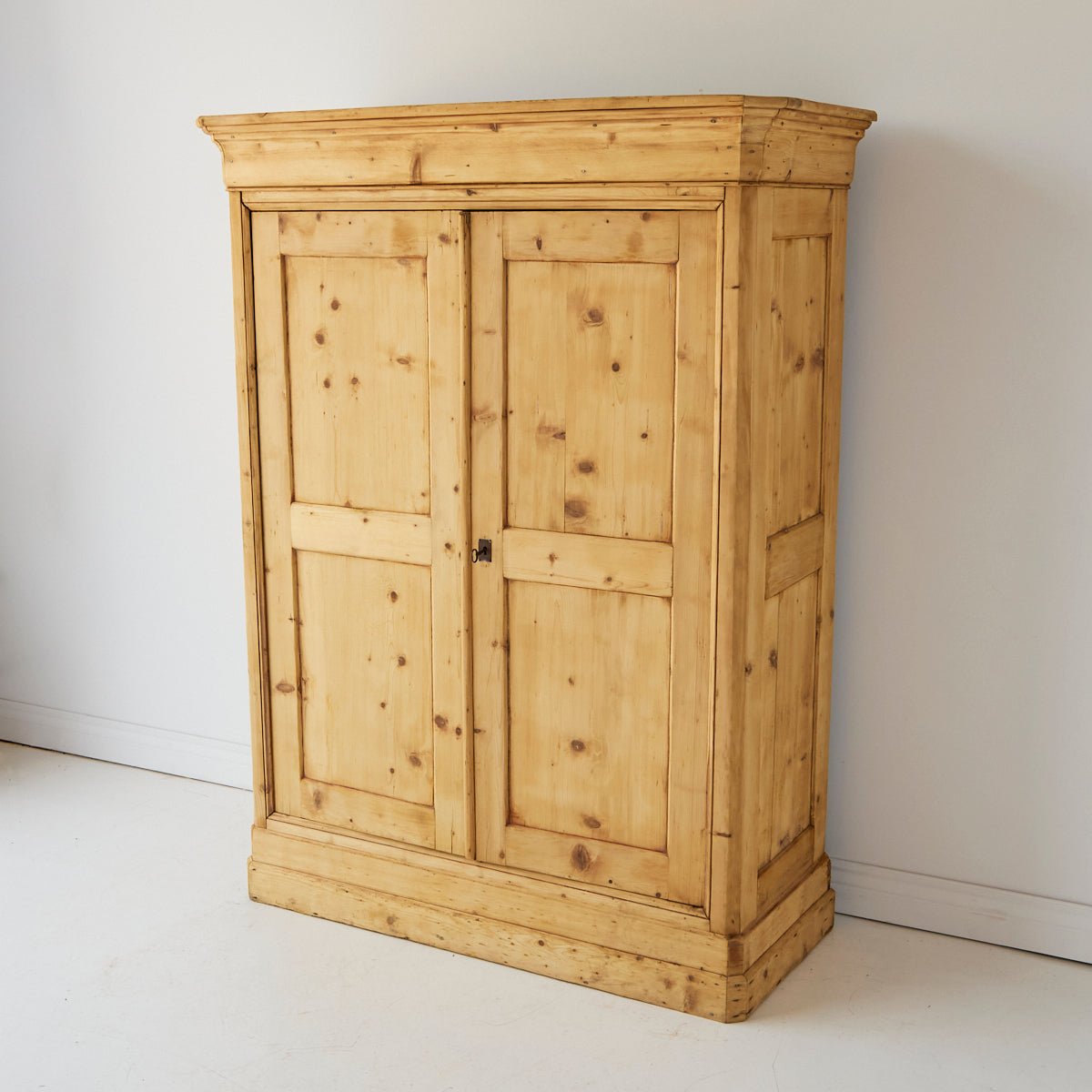 Vintage Pine Armoire - elsie green - Furniture + 100yo .