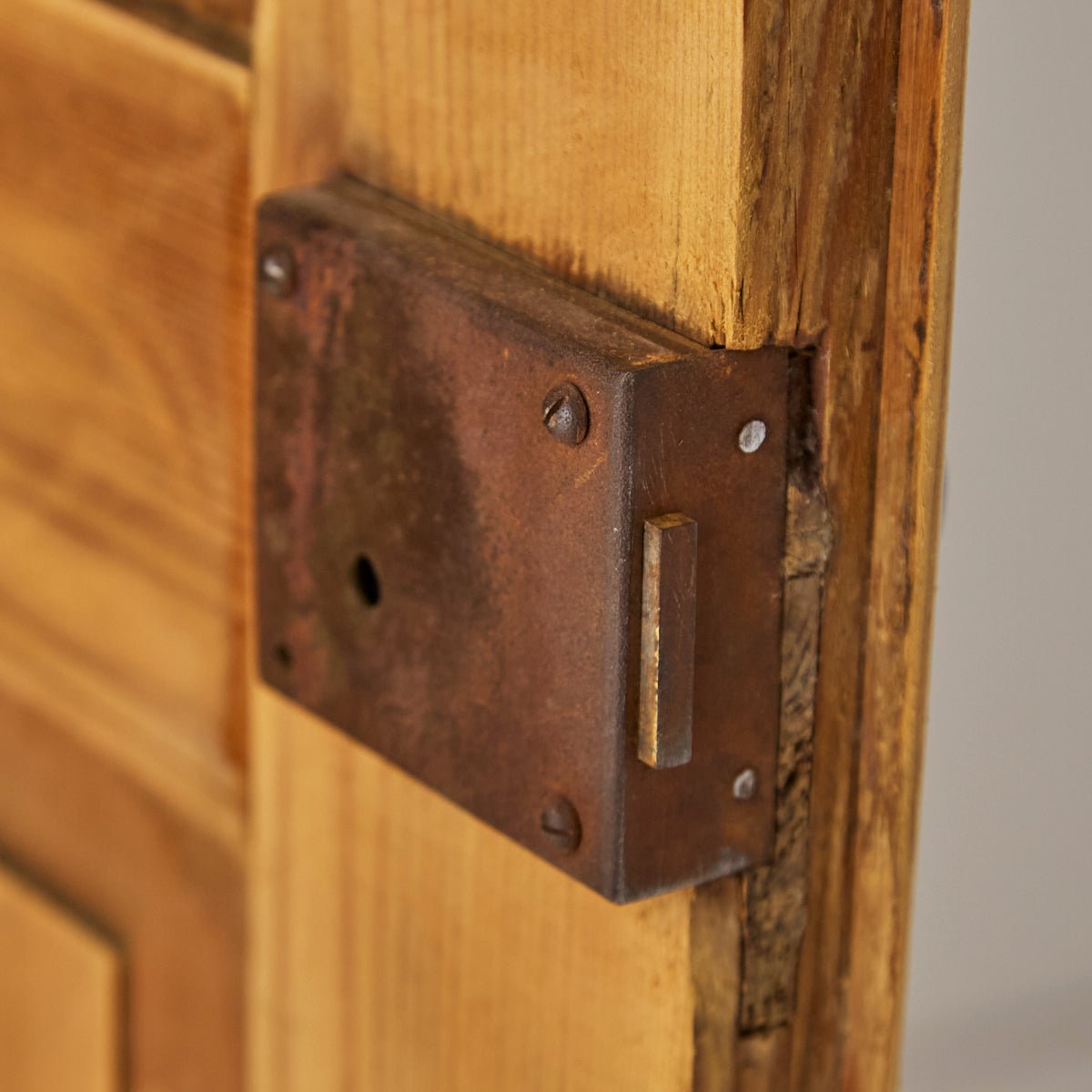 Vintage Pine Armoire - elsie green - Furniture + 100yo .