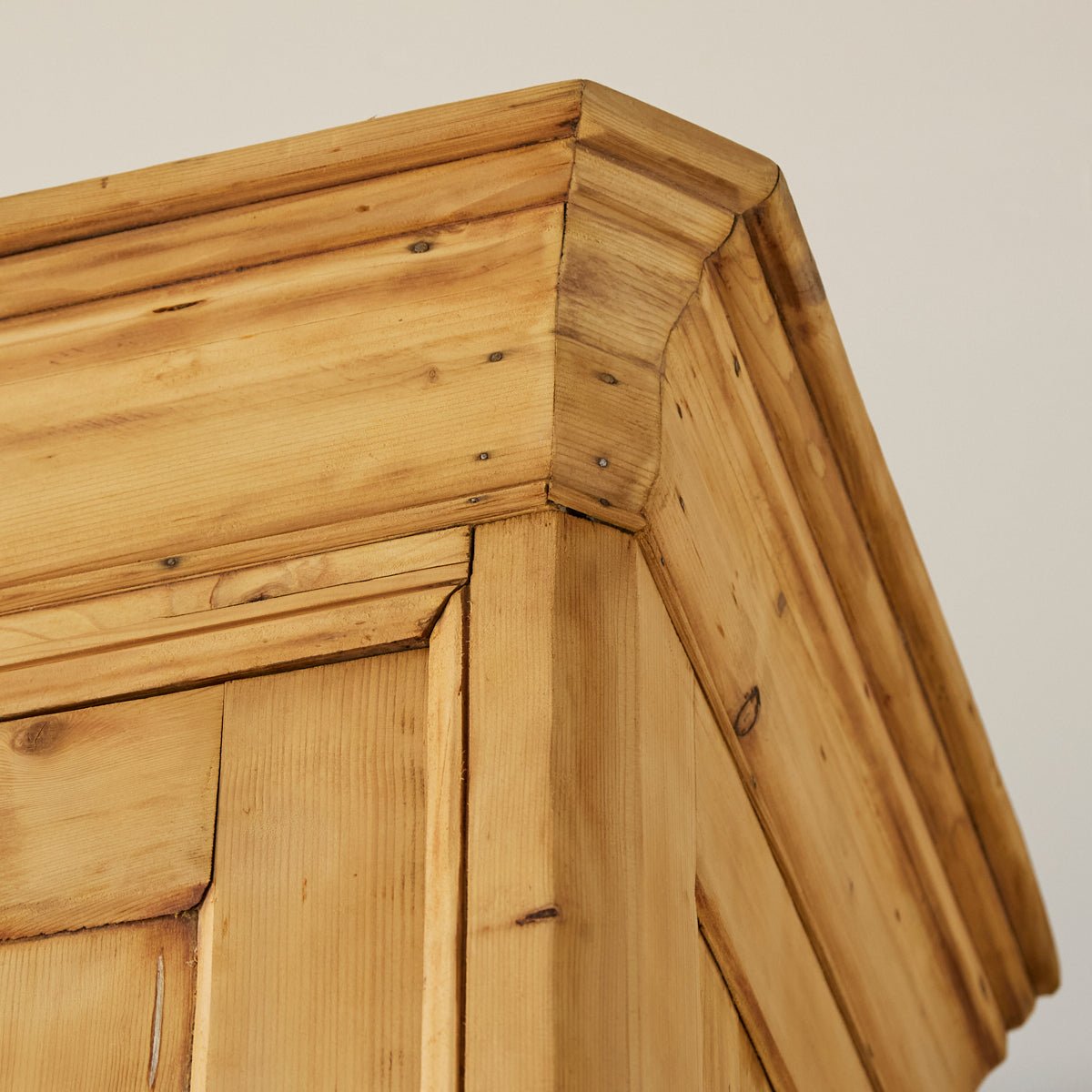 Vintage Pine Armoire - elsie green - Furniture + 100yo .