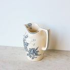 Vintage Pivoine Transferware Pitcher - elsie green - the french kitchen