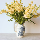 Vintage Pivoine Transferware Pitcher - elsie green - the french kitchen