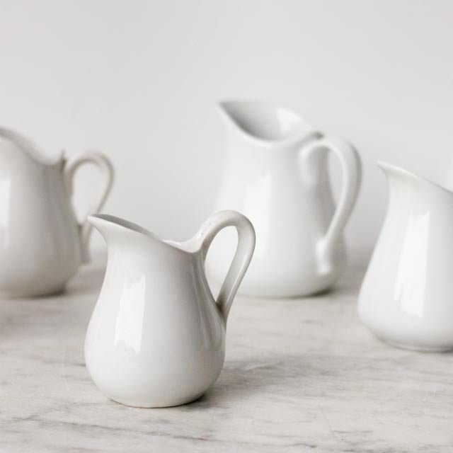 Vintage Porcelain Pitcher - elsie green - the french kitchen