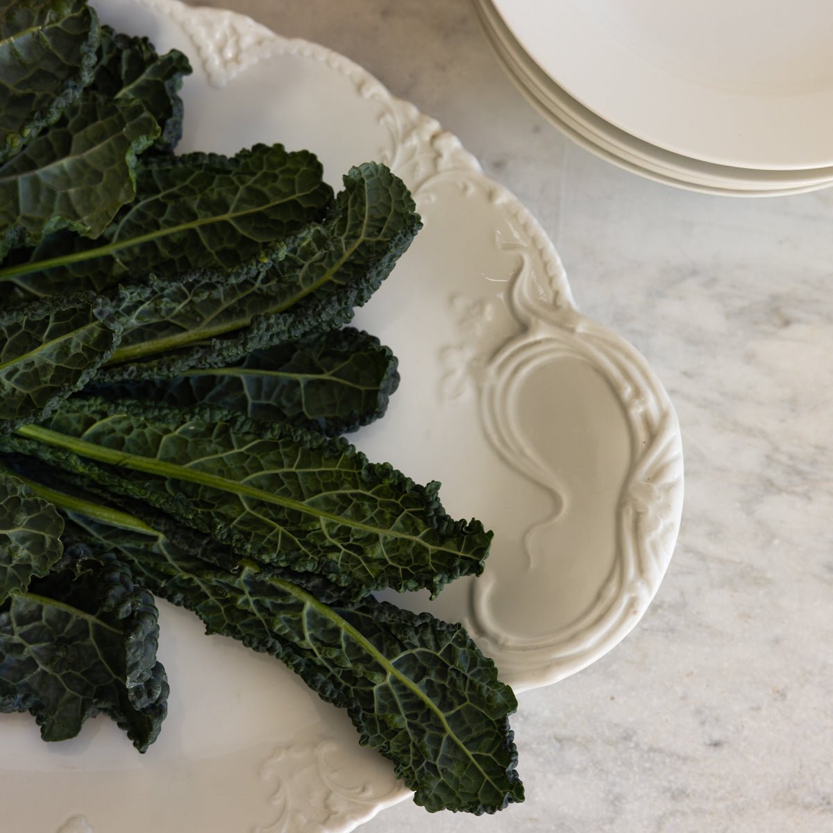 Vintage Porcelain Platter - elsie green - the french kitchen