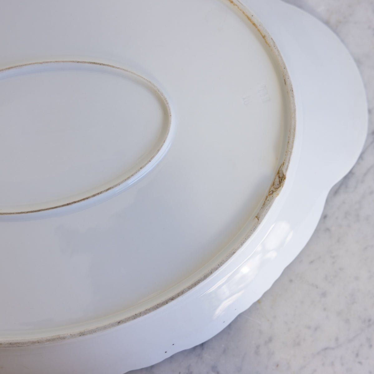 Vintage Porcelain Platter - elsie green - the french kitchen