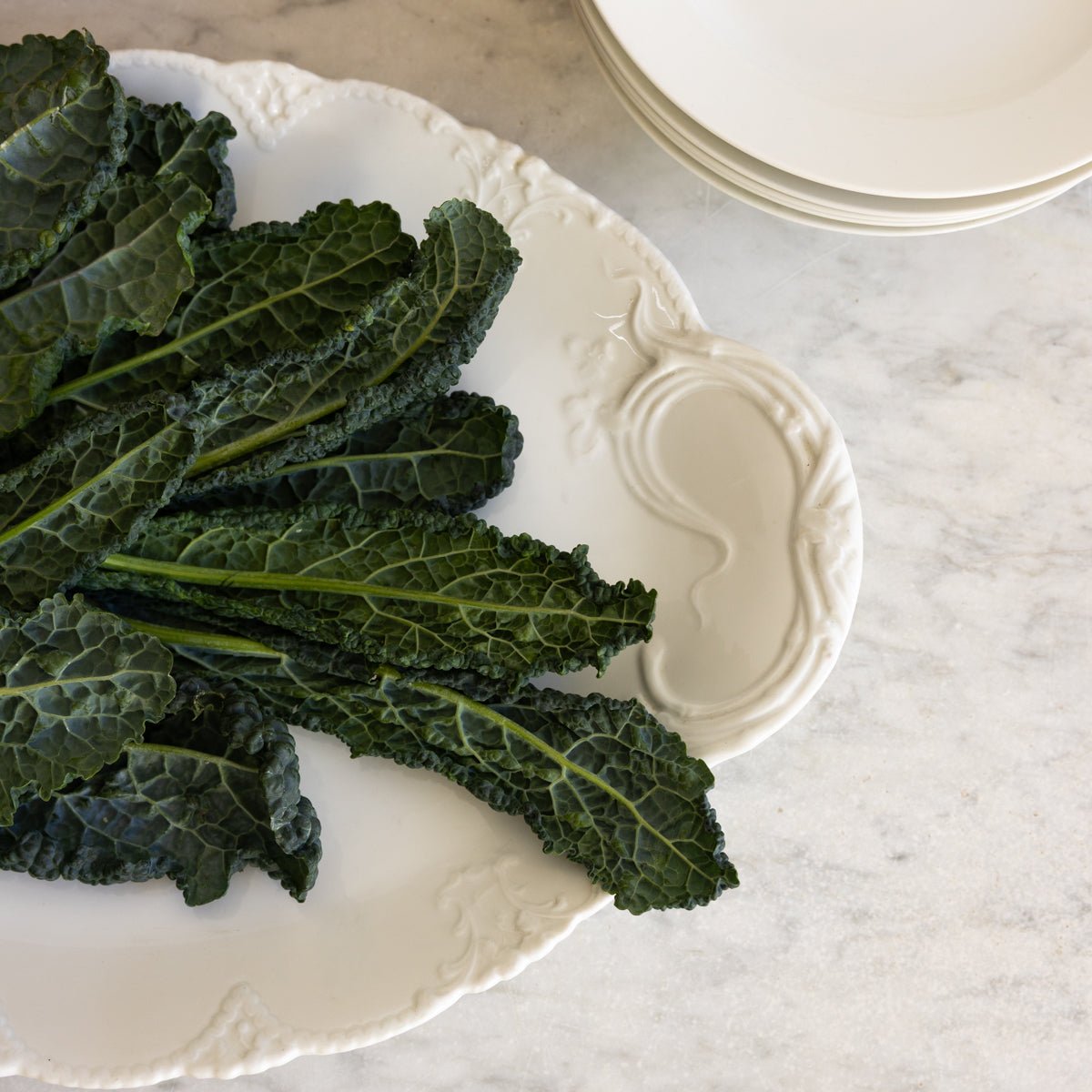 Vintage Porcelain Platter - elsie green - the french kitchen