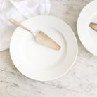 Vintage Porcelain Platter with Silver Tart Server - elsie green - The French Kitchen
