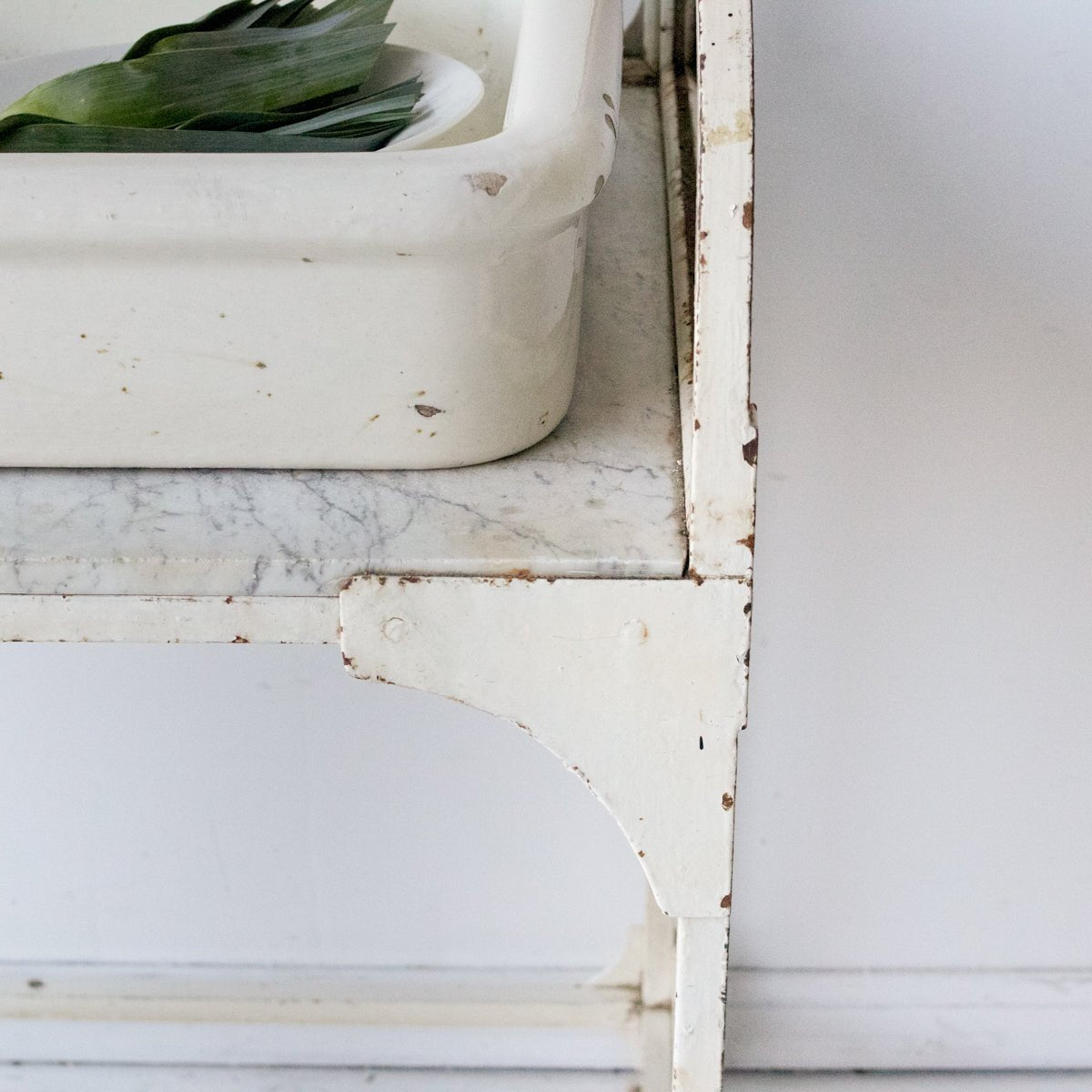 Vintage Porcelain Sink - elsie green - furniture