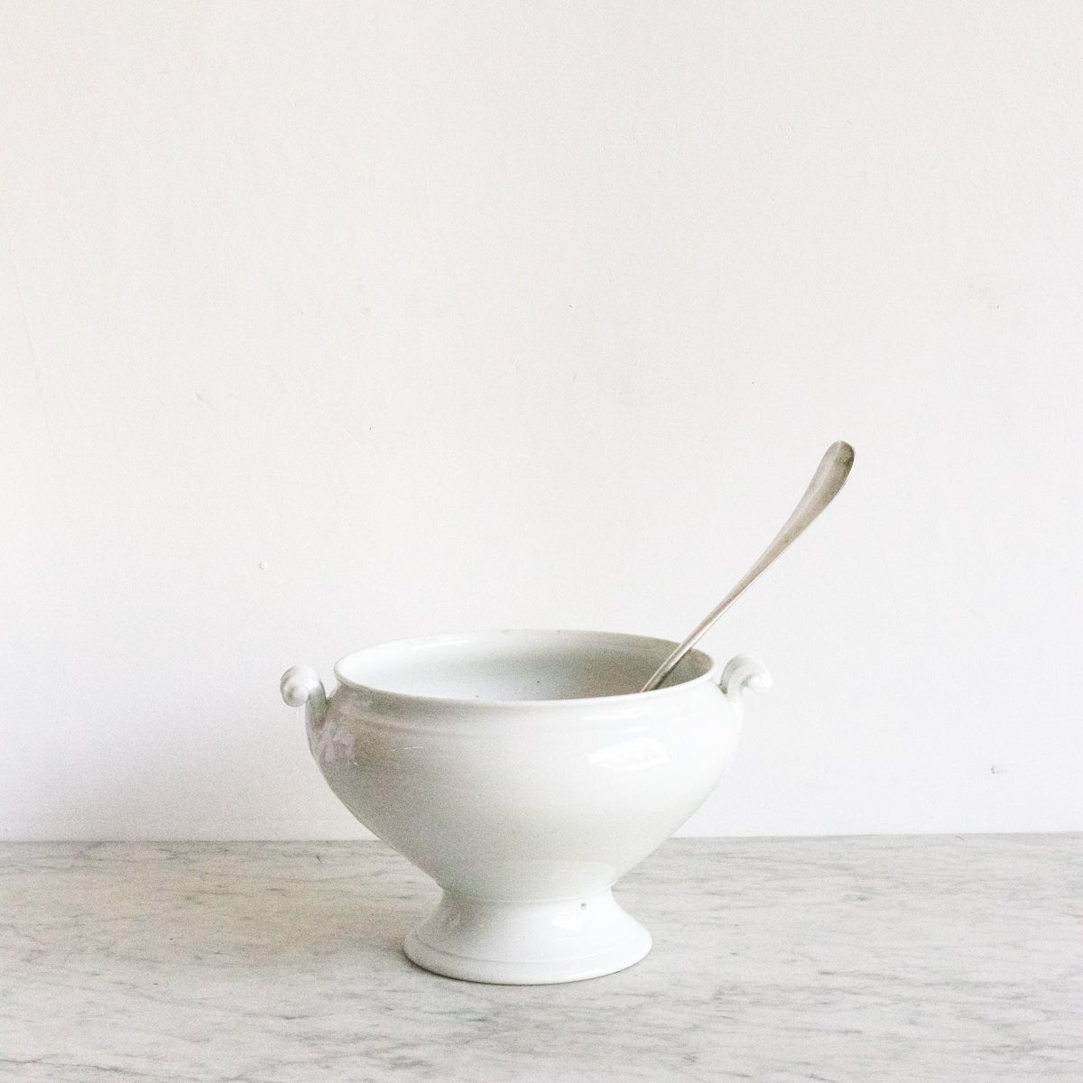 Vintage Porcelain Tureen with Ladle - elsie green - The French Kitchen