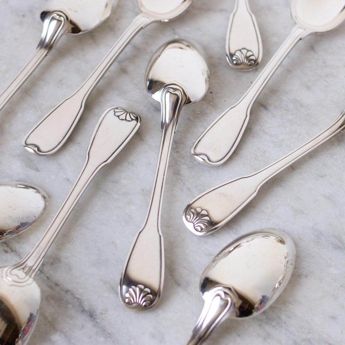 Vintage Ravinet D'Enfert Flatware Set of 34 - the french kitchen