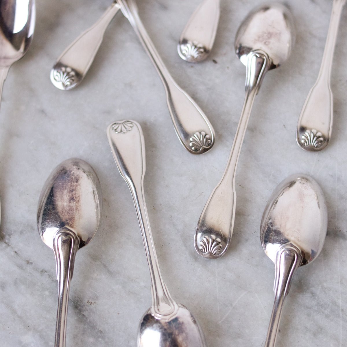 Vintage Ravinet D'Enfert Flatware Set of 34 - the french kitchen