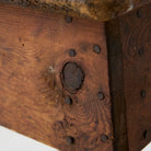 Vintage Raw Wood Stool - elsie green - furniture