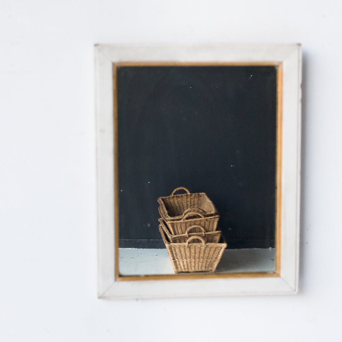 Vintage Reeded Mirror - elsie green - Decor