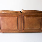 Vintage Roche Bobois Leather Loveseat - elsie green - furniture