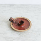Vintage Roger Gilding Abbotsbury Stoneware Candlestick - elsie green - art