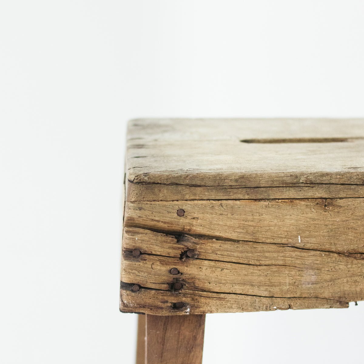 Vintage Rustic Stool - elsie green - decor