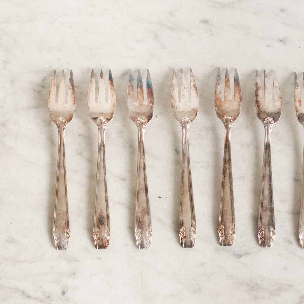 Vintage Salad Fork, Set of 8 - elsie green - The French Kitchen