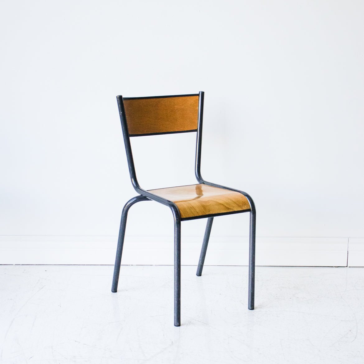 Vintage School Chair Eclectic Set of 4 - elsie green - Furniture