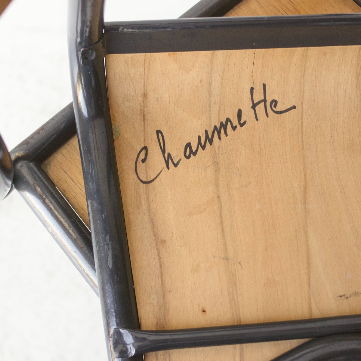 Vintage School Chair Eclectic Set of 4 - elsie green - Furniture