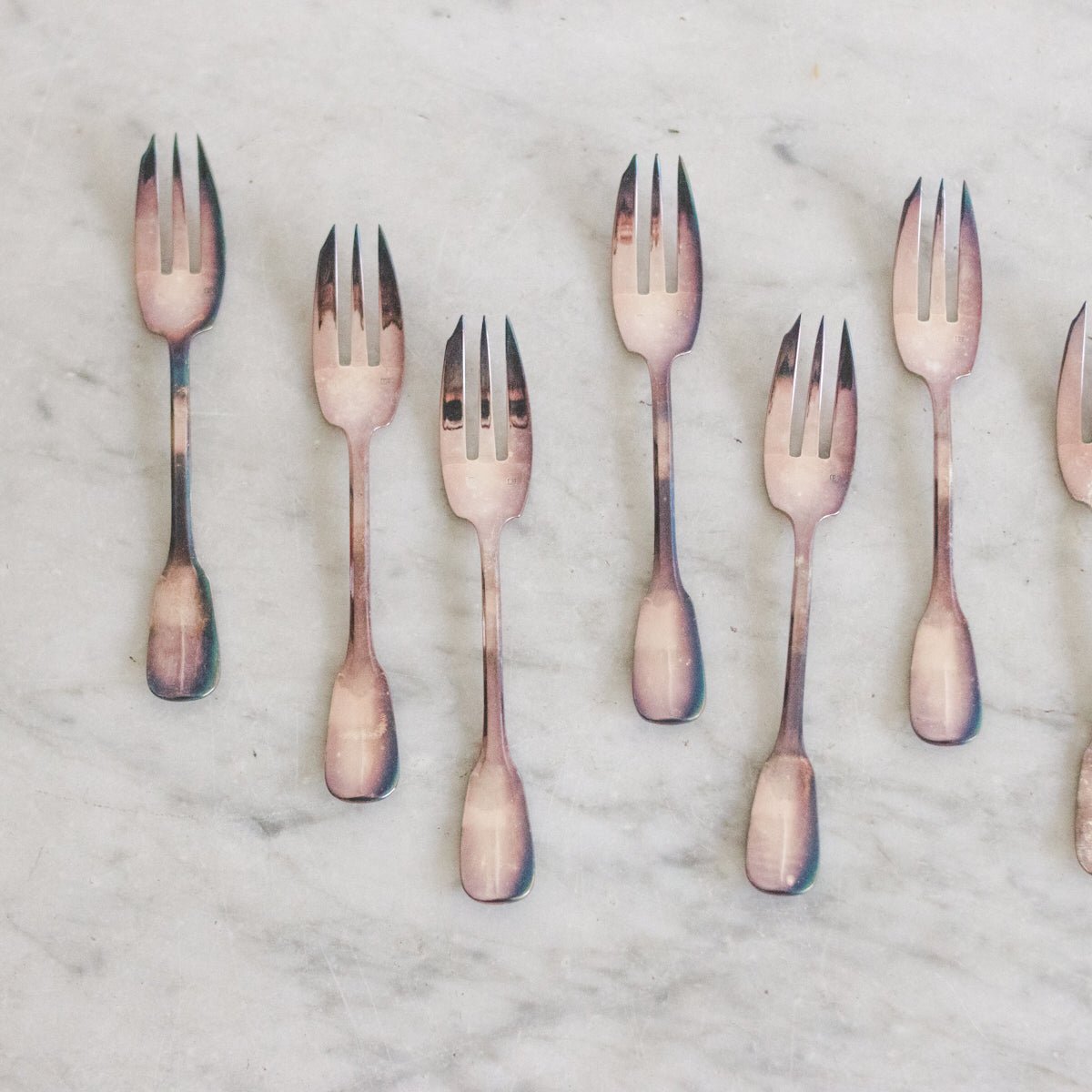 Vintage Seafood Fork Set of 12 - elsie green - The French Kitchen