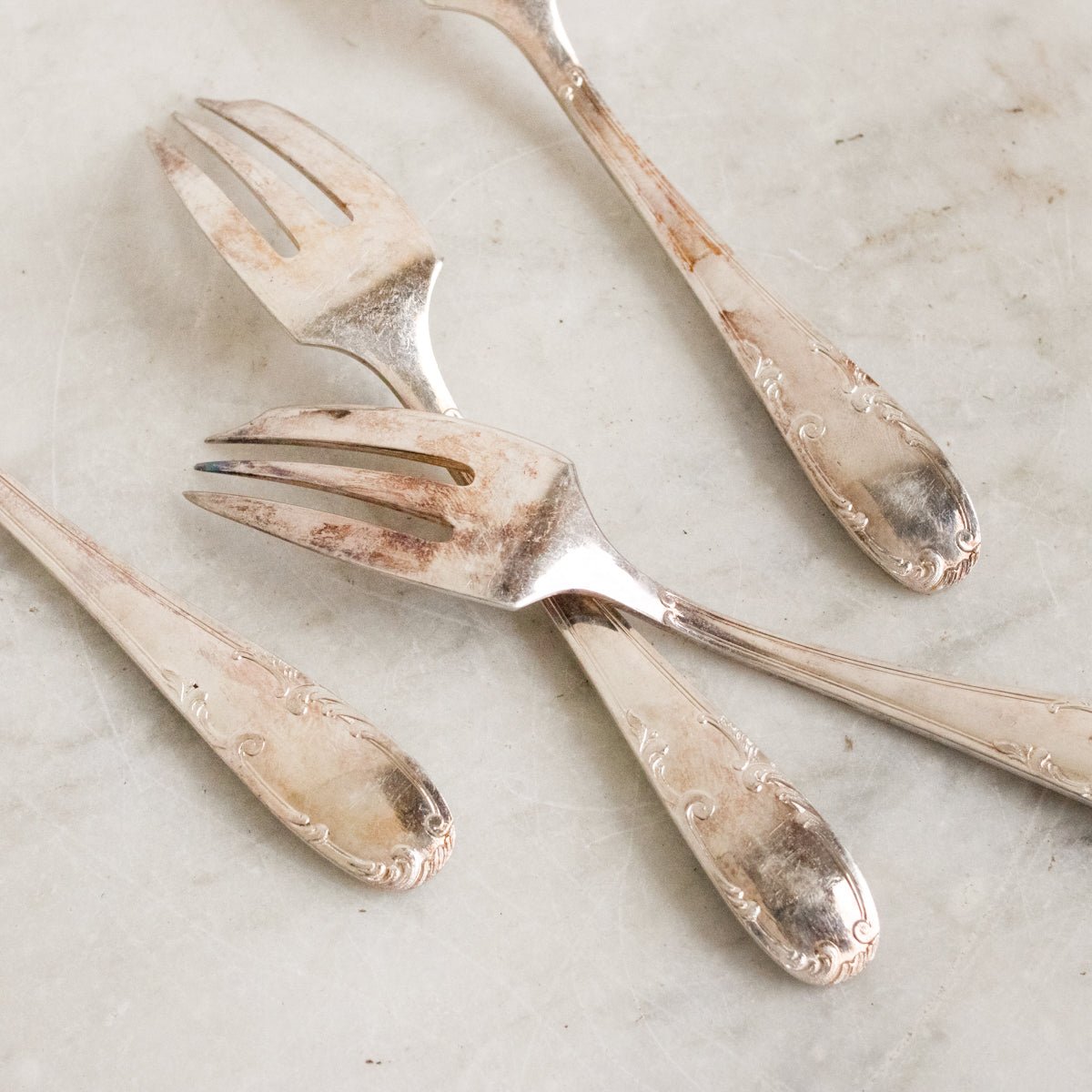 Vintage Seafood Fork Set Of 4 - elsie green - The French Kitchen