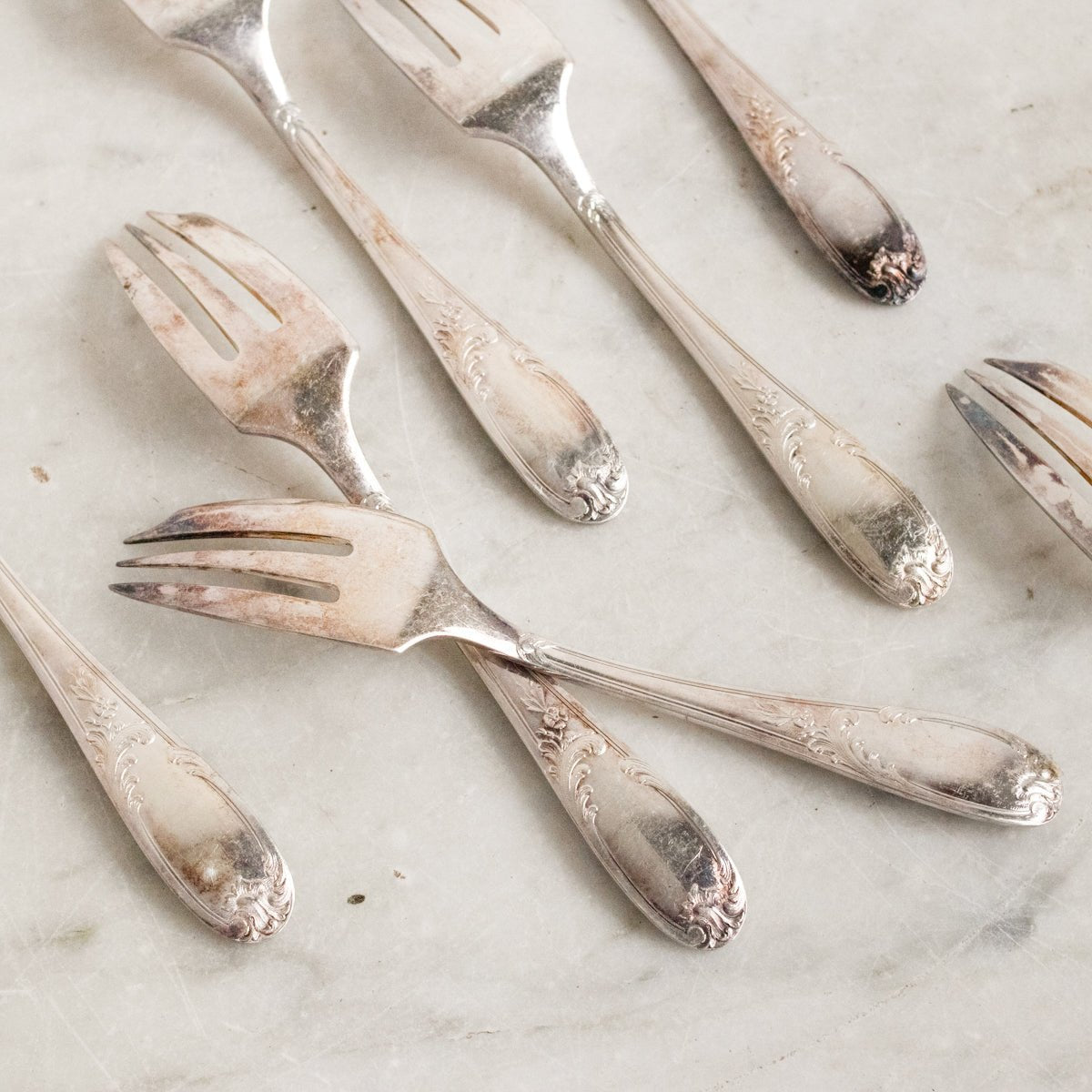 Vintage Seafood Fork, Set of 8 - elsie green - The French Kitchen