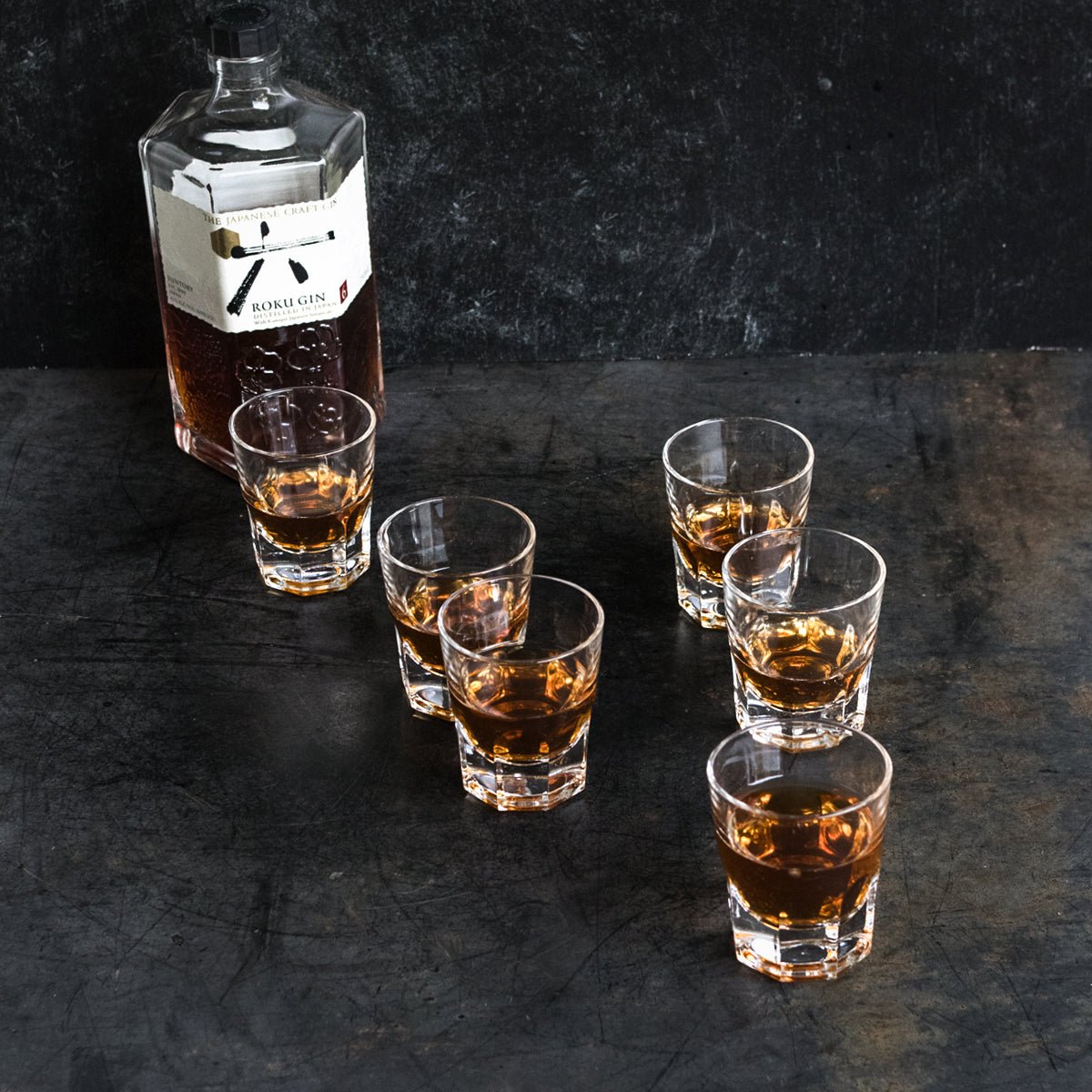 Vintage Shot Glass Matched Set Of 6 - elsie green - The French Kitchen