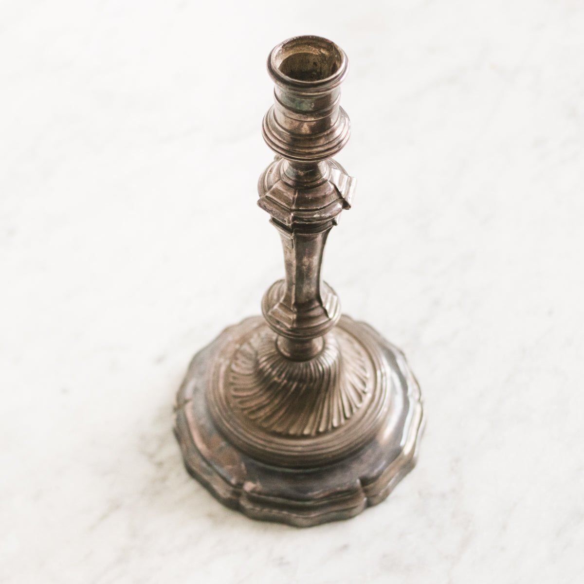 Vintage Silver Candlestick - elsie green - Decor