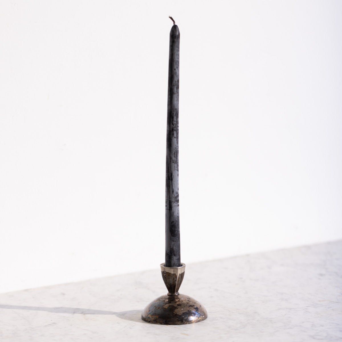 Vintage Silver Candlestick | The Patrick Orbe Collection - elsie green - decor