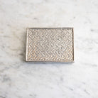 Vintage Silver Cigarette Box with Set of 9 Salt Spoons - elsie green - decor