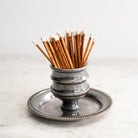 Vintage Silver Match Caddy - elsie green - decor