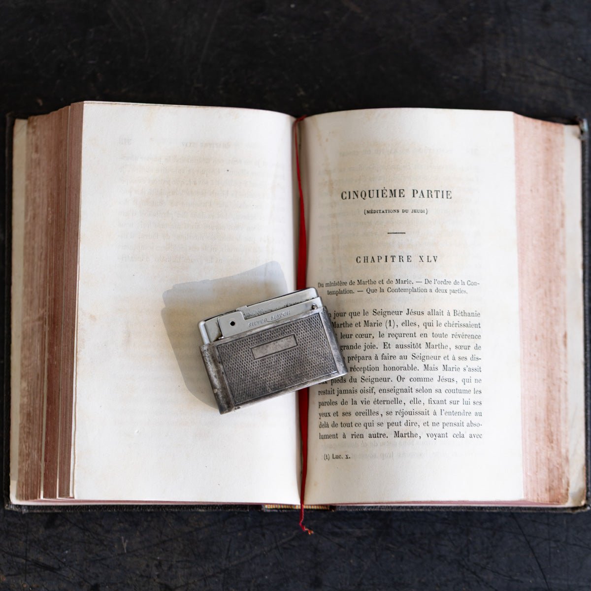 Vintage Silver Match Compound Pocket Lighter | The Patrick Orbe Collection - elsie green - decor