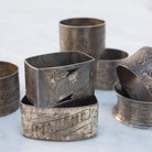 Vintage Silver Napkin Ring Set of 4 - elsie green