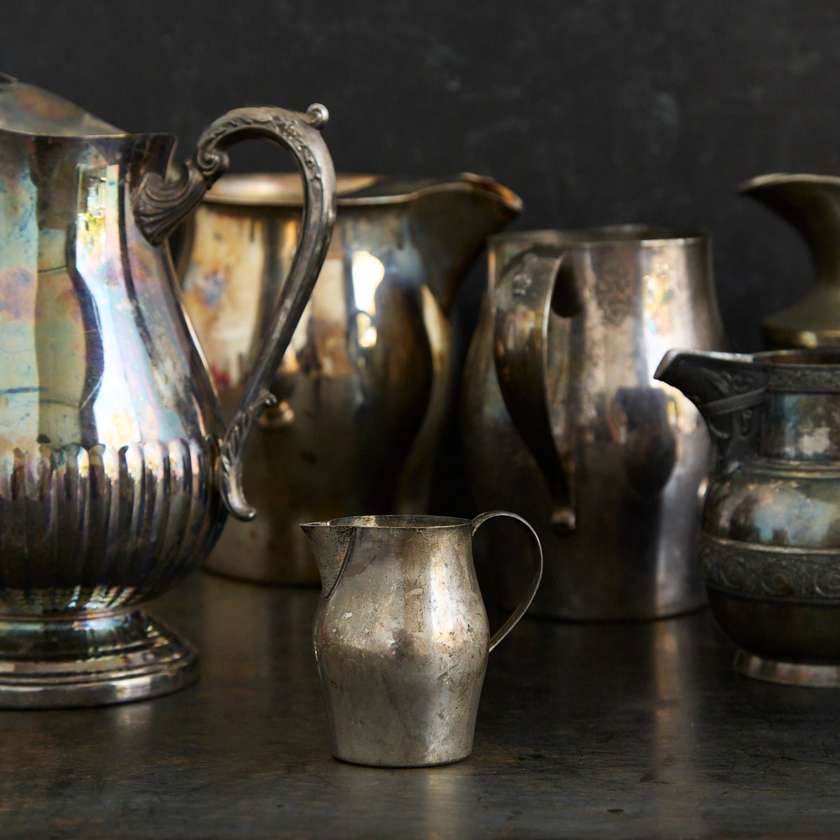 Vintage Silver Pitcher | The Patrick Orbe Collection - elsie green - the french kitchen