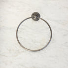Vintage Silver Plated Towel Ring - elsie green - decor