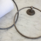Vintage Silver Plated Towel Ring - elsie green - decor