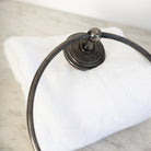 Vintage Silver Plated Towel Ring - elsie green - decor