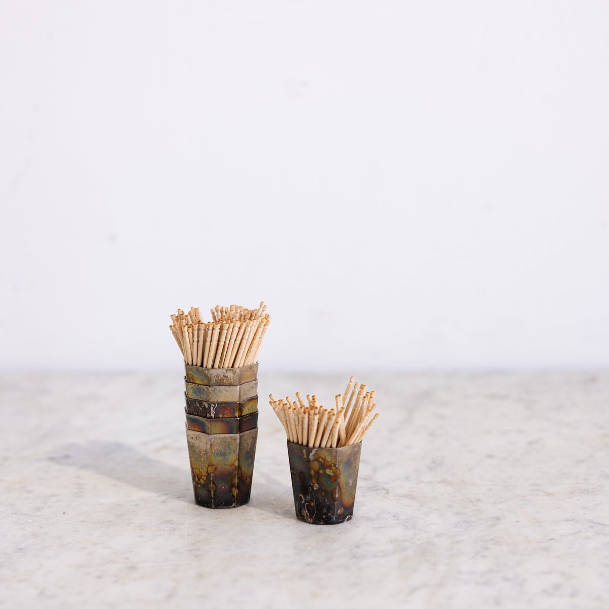 Vintage Silver Shot Glass Set of 6 - elsie green - the french kitchen