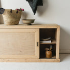 Vintage Sliding Door Cabinet - elsie green - furniture