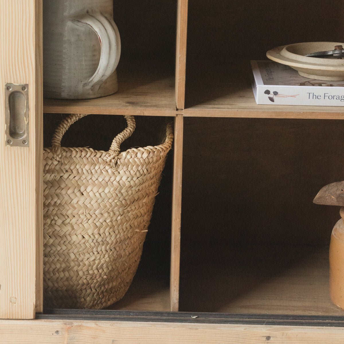 Vintage Sliding Door Cabinet - elsie green - furniture