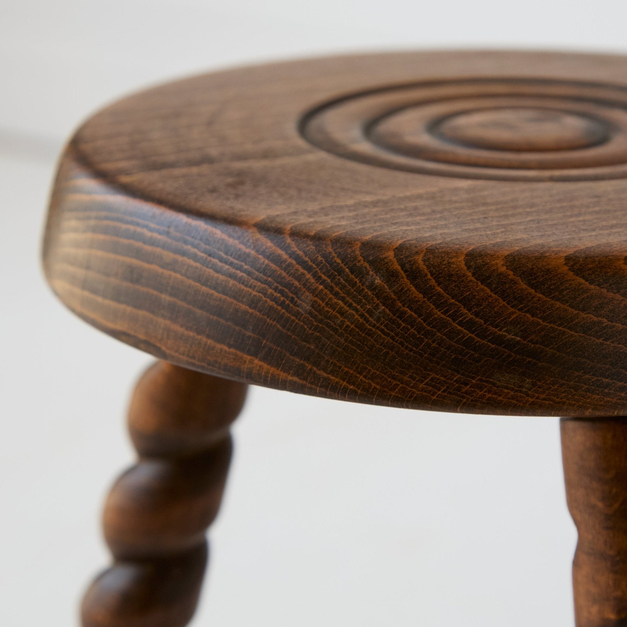 Vintage Spindle Stool - elsie green - furniture