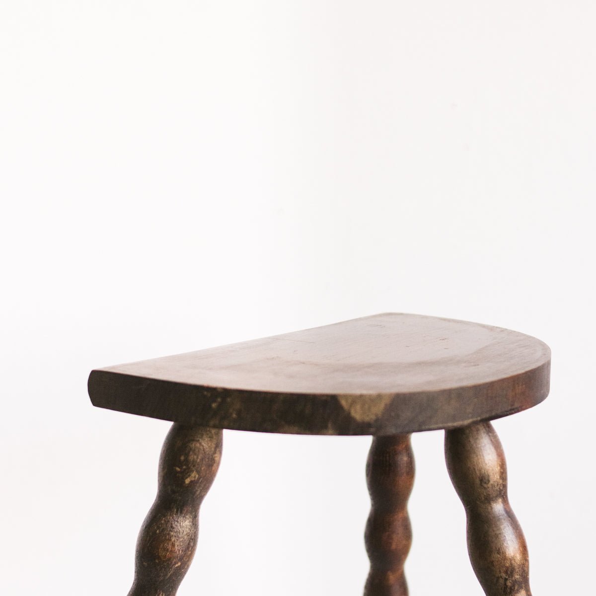 Vintage Spindle Stool - elsie green - furniture