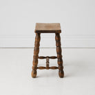 Vintage Spindle Stool - elsie green - furniture