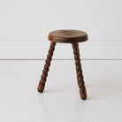 Vintage Spindle Stool - elsie green - furniture