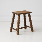 Vintage Spindle Stool - elsie green - furniture